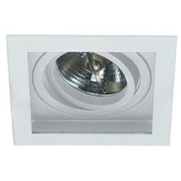 Imagem de Spot Embutir AR70 Quadrado Branco NS7701B Bella