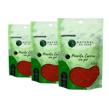 Imagem de Tempero Selecionado Pimenta Caiena em Pó Pouch Kit 4 50g  - Natural do