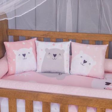 Imagem de Trio de Almofadas Decorativa Specialle Menina para Bebe - Zan Baby, Ur