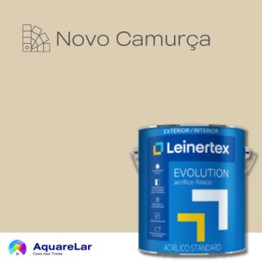 Imagem de EVolution Acrílico Leinertex Fosco 3,6L, NOVO CAMURÇA, 3,6L