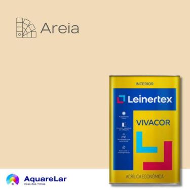Imagem de Vivacor Acrílica Leinertex Fosco 18L, AREIA