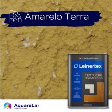 Imagem de Textura Textucril Leinertex 23Kg, AMARELO TERRA