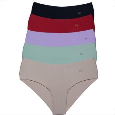Imagem de Kit 5 Calcinhas Short Conforto A Laser Feminina Atacado - Básica Linda