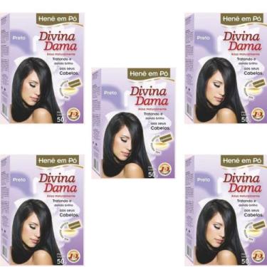 Imagem de Hene em Po Divina Dama 05x50gr Jaborandi ( Cores: Incolor, Chocolate, 