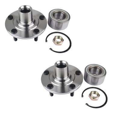 Imagem de PAROD 2 peças BR930558K Conjunto de rolamento do cubo da roda dianteiro adequado para Dodge Caliber 2007-2012, Jeep Compass/Patriot 2007-2013 passageiro e lado da direção