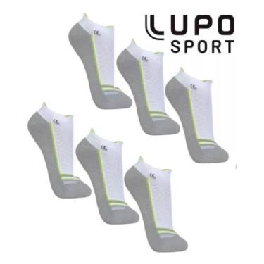 Imagem de Kit 6 Pares Meia Lupo Original Sport Dry Alta Performance Running, Bra