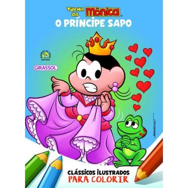 Imagem de Livro - Turma da Mônica Clássicos Ilustrados para Colorir O Príncipe S