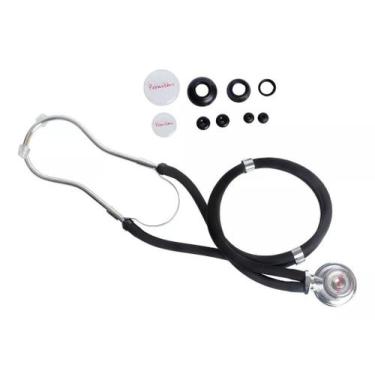 Imagem de Estetoscópio Profissional Rappaport Premium - Preto
