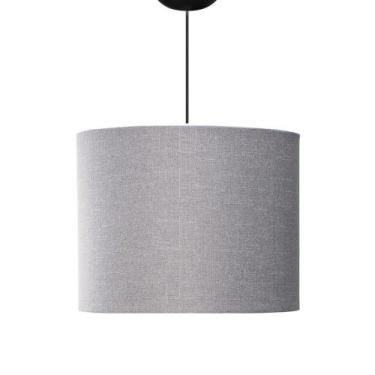 Imagem de Lustre Pendentre De Linho Iluminação Sala Quarto Luxo - Jac Decor