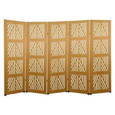 Imagem de Biombo Mauri 5 Folhas c/ 10 Pezinhos - ComercialMasul