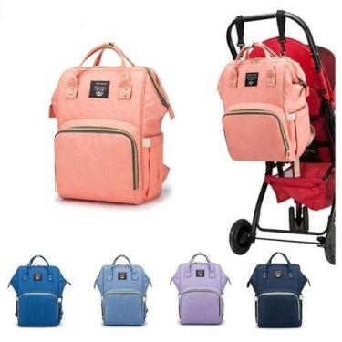 Imagem de Bolsa De Maternidade Impermeável Bebê Preta Menino Menina rosa. - toys