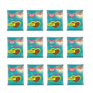 Imagem de Kit c/ 12un Chocolate Granulado Macio de 130g - Dr Oetker - Dr. Oetker