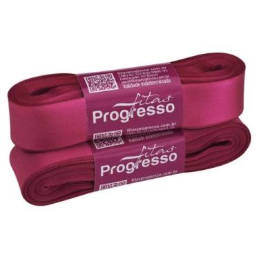 Imagem de FITA DE CETIM SIMPLES CF005 22MMx10M PROGRESSO, COR 303 PINK