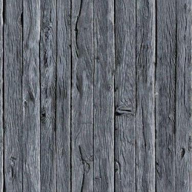 Imagem de Papel De Parede Personalizado Madeira Em Tons Cinza - 3,30m - DEKAL DE