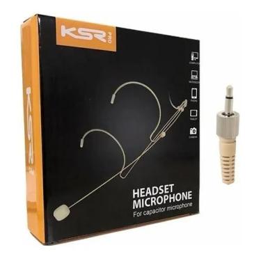 Imagem de Microfone Headset Cor Da Pele Ksr Pro Kt3a Bege Ht3a P2