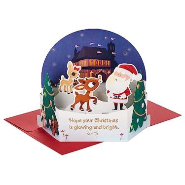 Imagem de Hallmark Cartão Pop Up de Natal Paper Wonder (Rudolph, a rena do nariz vermelho)