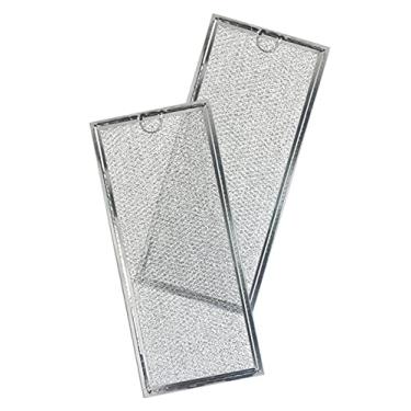 Imagem de Amazinpure WB06X10596 6802a Filtro de graxa para forno micro-ondas compatível com GE Pvm1870sm3ss Samsung DE63-00196A AP5617368 hotpoint AF4318 PS952418 13-3/8 x 5-7/20,3 x 0,3 cm 2 pacotes