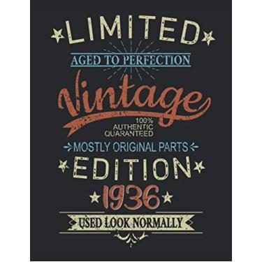 Imagem de 85th Birthday Limited 85 Years Edition 1936 Graphic Deko Vintage: PUZZLEBOOK - Funny retro birthday present, present idea - A4 (8. 5x11) - 101 pages - ... sketch, planner, birthday, vintage, saying