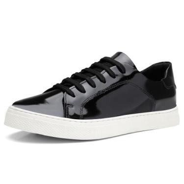 Imagem de Tênis feminino Pierrô slip on couro legítimo cor preto, 37, Feminino, 