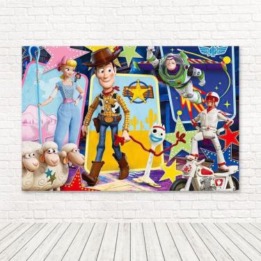 Imagem de Painel Retangular 3D Sublimado Brinquedos 2,0X1,5 Frt-4259