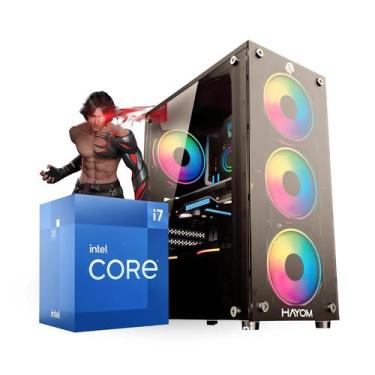Imagem de Pc Computador Gamer Cpu Intel I7 3770 3,8Ghz   Ssd 480 gb   16 GB  Fon