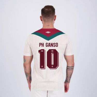 Imagem de Camisa Umbro Fluminense III 2024 10 Ganso, P
