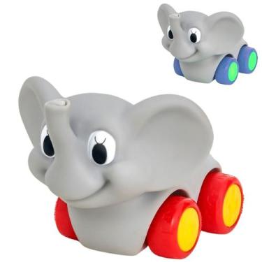 Imagem de Carrinho Elefante De Brinquedo em Vinil Para Bebes Para Água - Puff To
