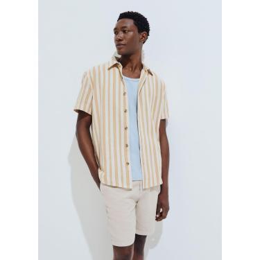 Imagem de Camisa Hering Manga Curta Listrada Masculina-Masculino
