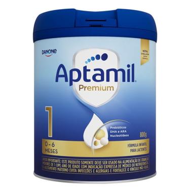Imagem de Fórmula Infantil Premium 0 a 6 Meses Aptamil 1 Danone - 800g