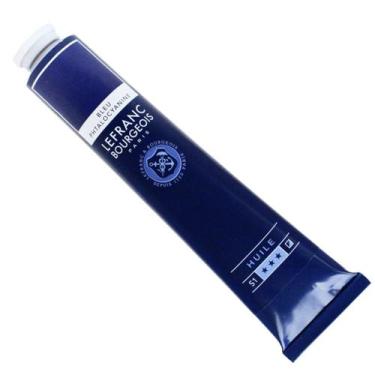 Imagem de Tinta Óleo para Tela Fine Lefranc 150ml Phthalocyanine Blue - Lefranc 