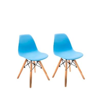 Imagem de CADEIRA EAMES INFANTIL DSW MADEIRA CX 2 - PP AZUL CLARO
