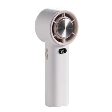 Imagem de Befocus Ventilador portátil portátil, mini ventilador de mesa de resfriamento de 100 velocidades, ventilador portátil silencioso com display digital, ventilador de mesa pessoal recarregável por USB