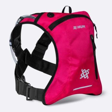 Imagem de Mochila de Hidratação HUPI HUWE Lite Vermelho Neon com Refil, UNICO, V
