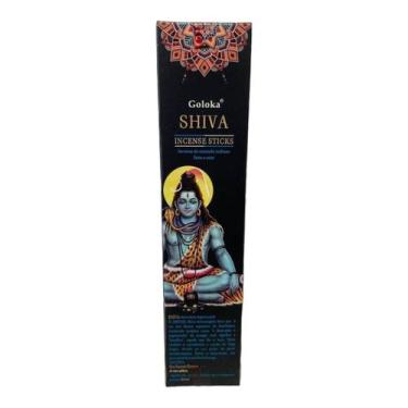 Imagem de Incenso Massala Shiva Indiano Goloka Varetas Caixa 15g - Lua Mística -