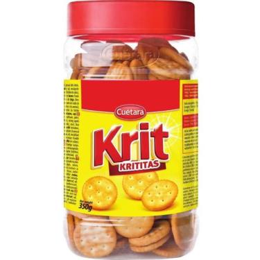 Imagem de Biscoito Salgado Aperitivo Krit Krititas 350g Importado