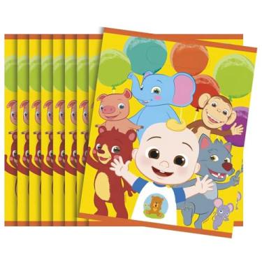 Imagem de Cocomelon Plastic Loot Bags I Pack of 8F