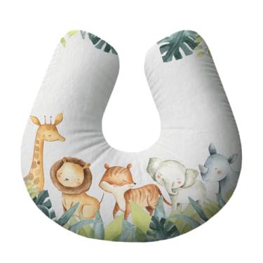 Imagem de Almofada de Amamentação Ergonômica para Bebê e Mamãe Antialérgica – Suporte para Amamentar com Conforto – Safari 03
