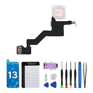 Imagem de DGSCSMY Para iPhone 13 Flash Light Módulo de Substituição Cabo Flexível Lanterna OEM Conjunto de Conector Flash com Kit de Ferramentas de Reparação com Adesivos Impermeáveis Chaves de Fenda A2631