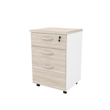 Imagem de Gaveteiro Volante 2 Gavetas + Gaveta Para Pasta - NetMobil, Dubai/Bran