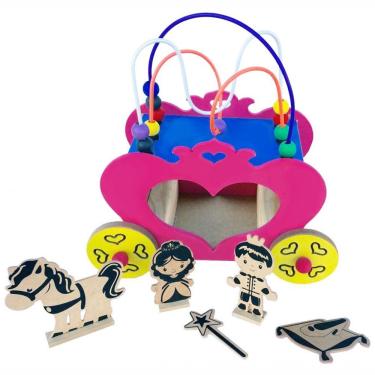 Imagem de Carruagem Da Princesa Com Aramado E Acessórios Bem Infantil