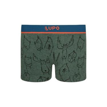 Imagem de Cueca Infantil Boxer Lupinho 137-031 - LUPO, Verde, P