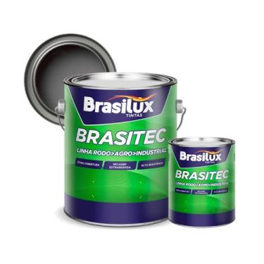 Imagem de Brasilux Kit Tinta Pu Alifatico 2,7 Ltr + Catal 900ml Pisos, Cinza Méd