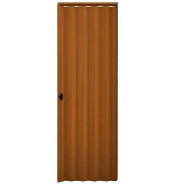 Imagem de Porta Sanfonada Interna Plasbil PVC Mogno, 210 x 100 cm 