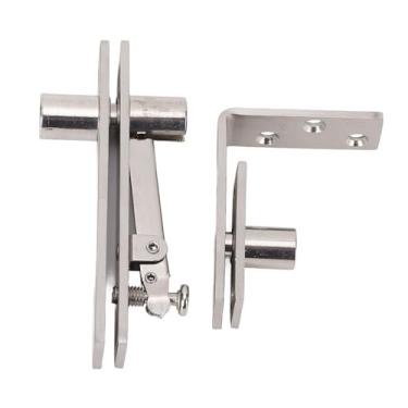 Imagem de Aço Inoxidável Porta Escondida Pivô Dobradiça 300 Libras Durabilidade de Carga e Longevidade Espessada Aplicação Versátil de Aplicação Versátil Trabalhos Sem Costura para Portas Secretas de Alumínio