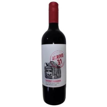 Imagem de Vinho Cabernet Sauvgnon Chileno Tinto Seco Jovem Arrivo 31 Aromas Frutas Vermelhas Delicadas Notas Florais Taninos Suaves Aveludados 750 ml
