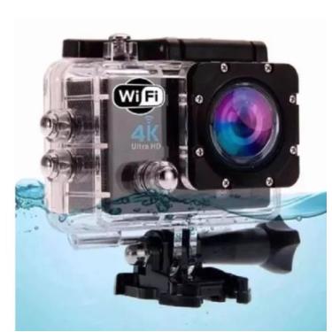 Imagem de Câmera 4K ultra hd Ação 2.0 Tela wifi Action Pro Esporte Subaquático C