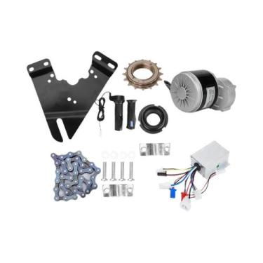 Imagem de Kit De Conversão De Motor De Bicicleta Elétrica Escovado 24V 250W Para