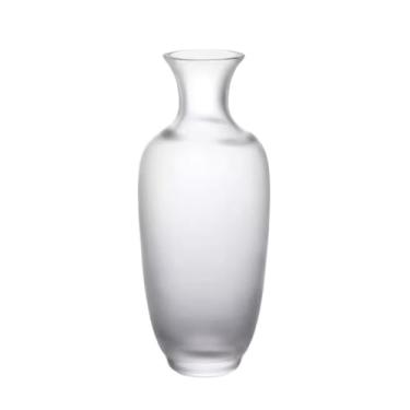 Imagem de Vaso Vaso grande espaço de chá decoração macia ornamentos estilo chinês arranjo de flores vaso de vidro Vaso de flores(Branco)