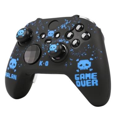 Imagem de Capa de controle de caveira Pixelated compatível com controle sem fio Xbox Elite Series 2 Core, capa protetora para RALAN