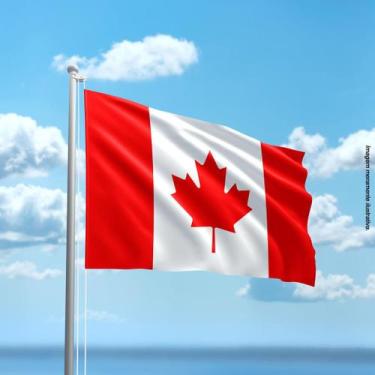 Imagem de Bandeira do Canadá 80cmx140cm Tecido Oxford 100% Poliéster - Presente-